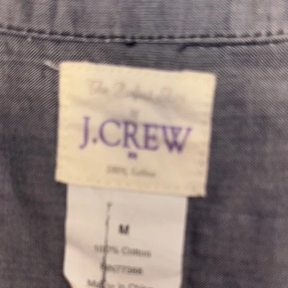 J. Crew Casual Button-Down Shirt M 100% cotton - Picture 2 of 4